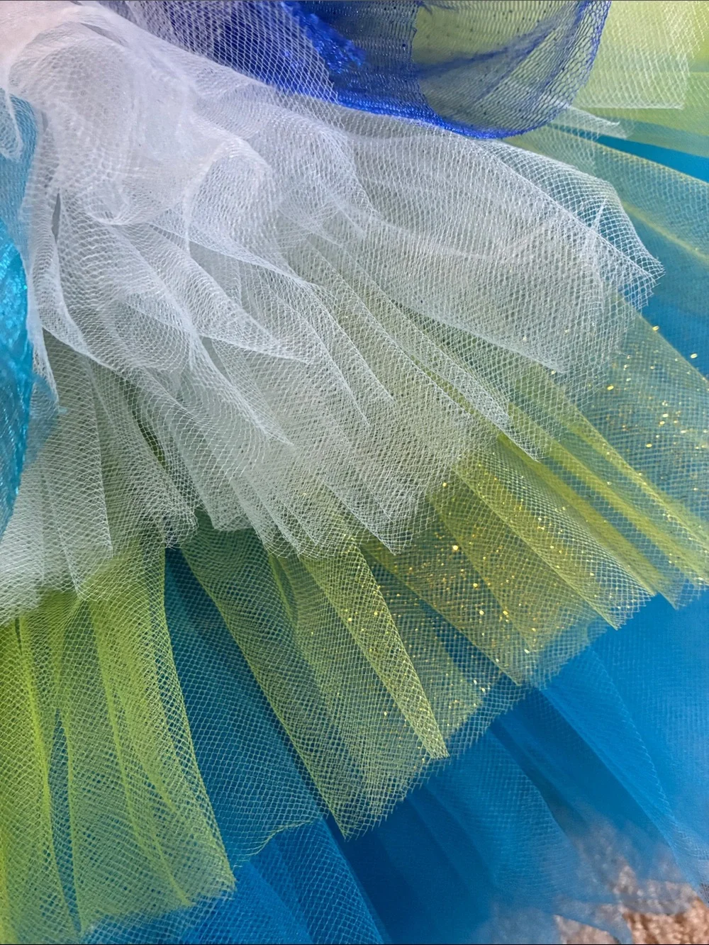 Peacock Tutu Costume Set / Bird Halloween Dress-Up